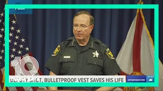 Polk deputy in 'great shape' after being shot, sheriff says