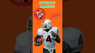 Are the Miami Hurricanes foreal? #viral #collegefootball #miamihurricanes #football #shorts #viral