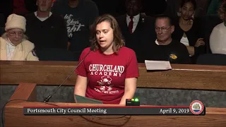 City Council Meeting April 9, 2019 Portsmouth Virginia