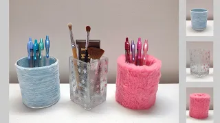 EASIEST DIY Pen / Makeup Holders! Make these in a couple minutes! | 3 Styles