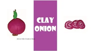 How to make Onion with Clay / Clay Vegetables Making / Clay for Kids