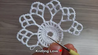PERFECT 😍Very Beautiful Flower Crochet Pattern * Knitting Online Tutorial for beginners Tığ işi örgü