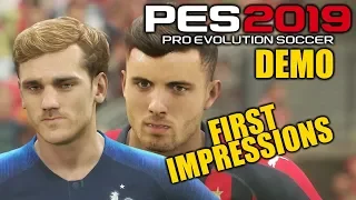 First Thoughts & Impressions! | PES 2019 Demo