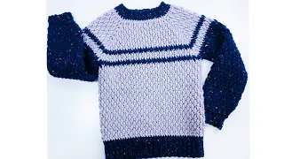 Crochet sweater for boys and girls, Alpine Crochet Stitch, Crochet for Baby