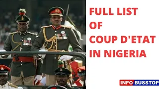 Full List Of Coup In Nigeria
