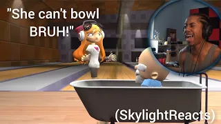 Meggy Did The Thing In Bowling | SMG4: Bowling for Dummies | (Skylight Reacts)