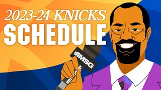 2023-24 New York Knicks Schedule | Walt “Clyde” Frazier’s Closet