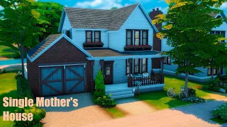 Дом матери-одиночки 💐🏡 │Single Mother's House│Строительство│The Sims 4│NO CC