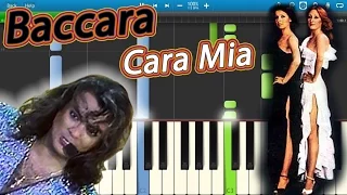 Baccara - Cara Mia (Филипп Киркоров - Уходило лето) [Piano Tutorial] Synthesia