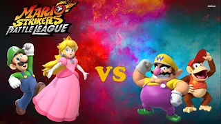 Mario Strikers: Battle League - Team Peach (Rockets) vs Team Wario (Crowns) - Royal Castle