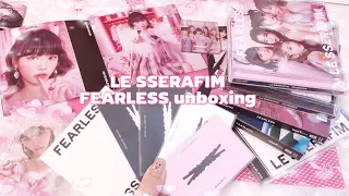 【LE SSERAFIM開封】日本デビュー/FEARLESS/ルセラフィム/開封動画/르세라핌/일본 데뷔 /Japanese【unboxing】