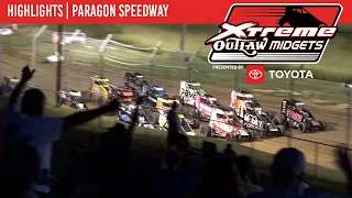 Xtreme Outlaw Midget Series | Paragon Speedway | September 2, 2023 | HIGHLIGHTS