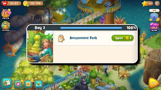 Playrix Gardenscapes New Acres - Amusement Park - Day 3 - Android Gameplay