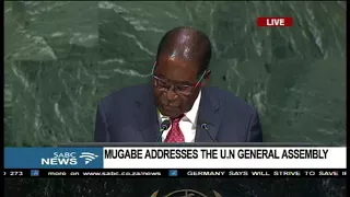 FULL SPEECH: Robert Mugabe addresses the 72nd UN General Assembly