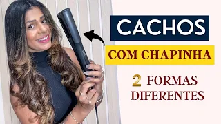 CACHOS COM A CHAPINHA | 2 FORMAS DIFERENTES DE FAZER | AMANDA ELIS