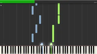 Scarborough Fair - Synthesia Piano Tutorial