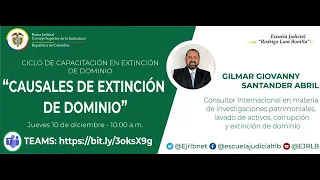 CAUSALES DE EXTINCIÓN DE DOMINIO