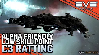 LOW SP/Alpha Friendly C3 Ratting with the Drake and Ferox Navy Issue! || EVE Online