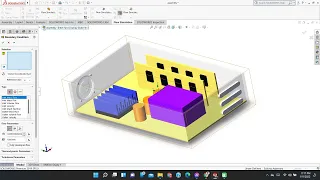 CFD Analysis of Conjugate Heat Transfer | SOLIDWORKS