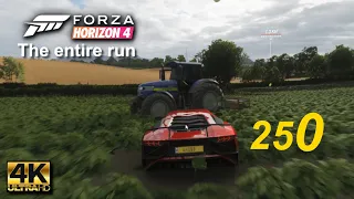 Forza Horizon 4 ELIMINATOR VIDEO 250 The entire run 4K