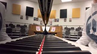 rattly grand piano sounds like dry hands