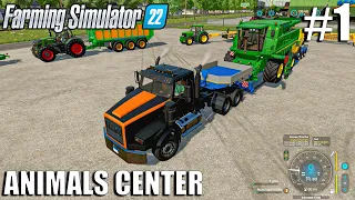 Getting Started | Animals Center | Timelapse #1 | Farming Simulator 22