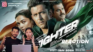 Fighter Official Trailer Reaction | Hrithik Roshan, Deepika Padukone, Anil Kapoor | Tannu | Rishi