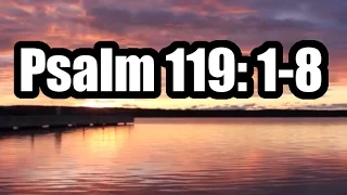 🎤 Psalm 119: 1-8 Song - All Your Commandments [OLD VERSION]