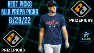 PRIZEPICKS MLB PLAYER PROPS PICKS | TUESDAY 6/28/22