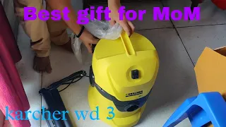 Karcher Wd 3 vacuum cleaner Unboxing 🔪. Best vacuum cleaner for home under budget. #vacuumcleaner