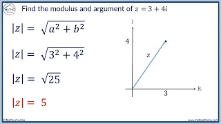 How to Find the Modulus and Argument of a Complex Number