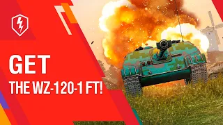 WoT Blitz. Chinese Premium Tanks. Get the WZ-120-1 FT!