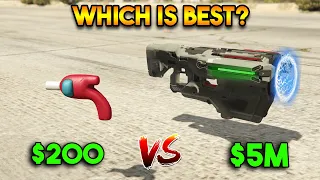 GTA 5 ONLINE : CHEAP GUN VS EXPENSIVE GUN (WHICH IS BEST?)