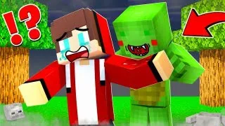 Why Mikey Zombie Bite JJ in Minecraft Challenge - Maizen