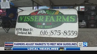 West Michigan farmers adjust markets amid pandemic