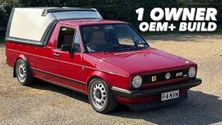 Driving a 1 owner VW Caddy, an OEM+ VW nerds dream build!