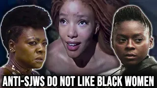 Anti-SJW Nerds Just HATE Black Women (The Insane Little Mermaid and The Woman King Backlash)