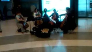 cellists at montgomery bart