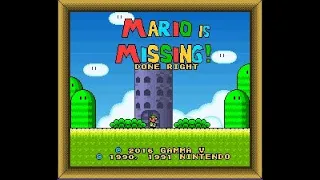 Mario is Missing! Done Right - Longplay - Super Mario World Hack 100% Playthrough (Blind) - 1080p60