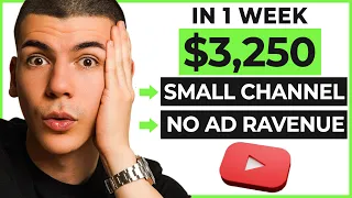 How I Made $3000 in 7 Days With Less Than 1000 Subscribers on YouTube Without Making Videos