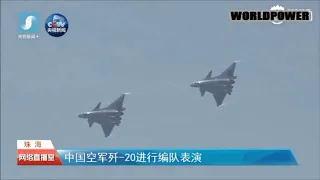 CHINA'S J-20 STEALTH FIGHTER STUNS BY FULL LOAD