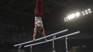 Curran Phillips - Parallel Bars - 2023 Winter Cup - Senior Men Day 1