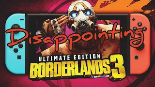 Bad News about Borderlands 3 physical on Nintendo Switch