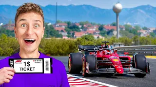We bought the CHEAPEST F1 Ticket…