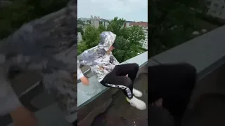 Паркур Руфинг на крыше Опасно