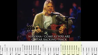 NIRVANA - Come as you are [GUITARLESS BACKING TRACK + TAB]