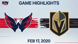 NHL Highlights | Capitals vs. Golden Knights – Feb. 17, 2020