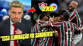 REAÇÕES DOS ARGENTINOS APÓS FLUMINENSE ELIMINAR O ARGENTINOS JUNIORS DA LIBERTADORES!!