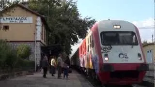 Train-spotting at Bralos,Central Greece (21/10/12)