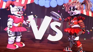 [FNAF/SFM] Baby vs Baby (FNAF6 vs FNAF SL and more!) - 15K sub special